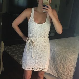 White lace Dress